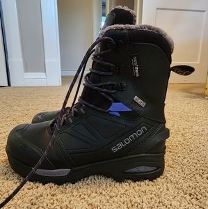 Women Salomon Toundra Pro Waterproof Winter Boots size 7